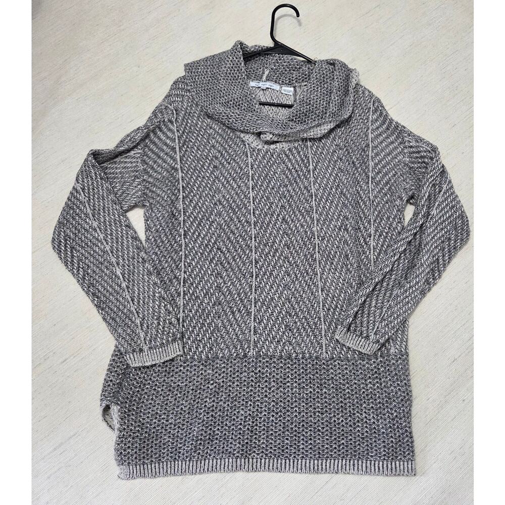 Eight Eight Eight Gray Cowl Neck Sweater Woman's Size Large
